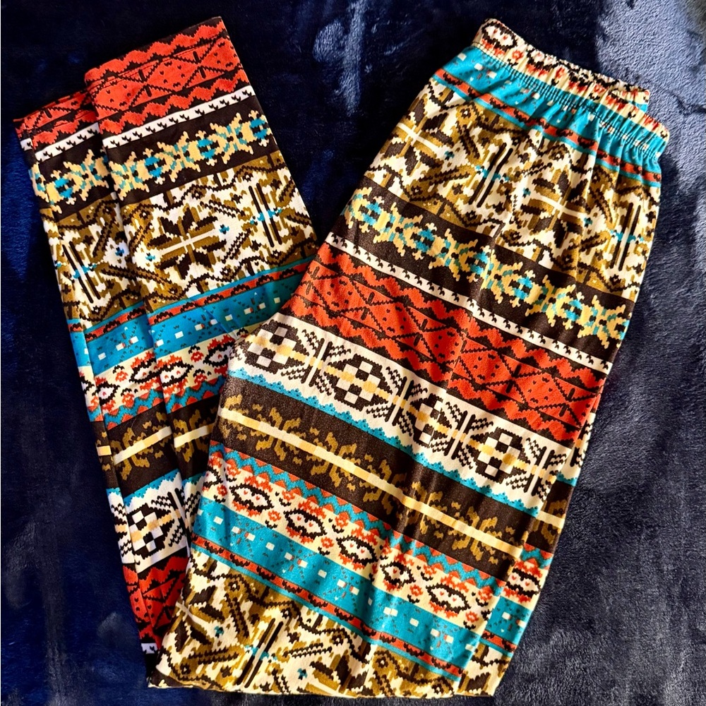 Always Multicolor Geometric Pants